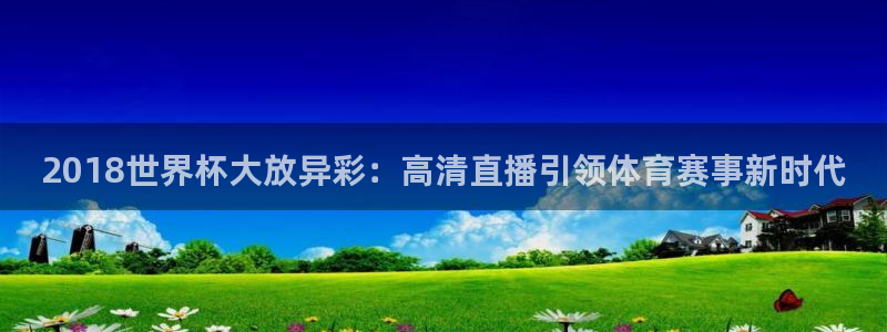 世界杯48支球队赛制：2018世界杯大放异彩：高清直播引领体育赛事新时代